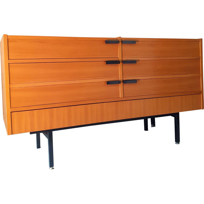 Vintage French modernist chest of drawers, 1966