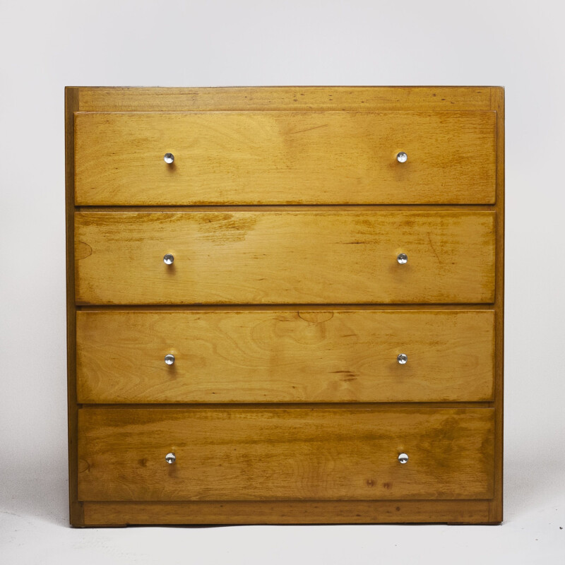 Vintage Ply chest of drawers by B Linden, 1960s