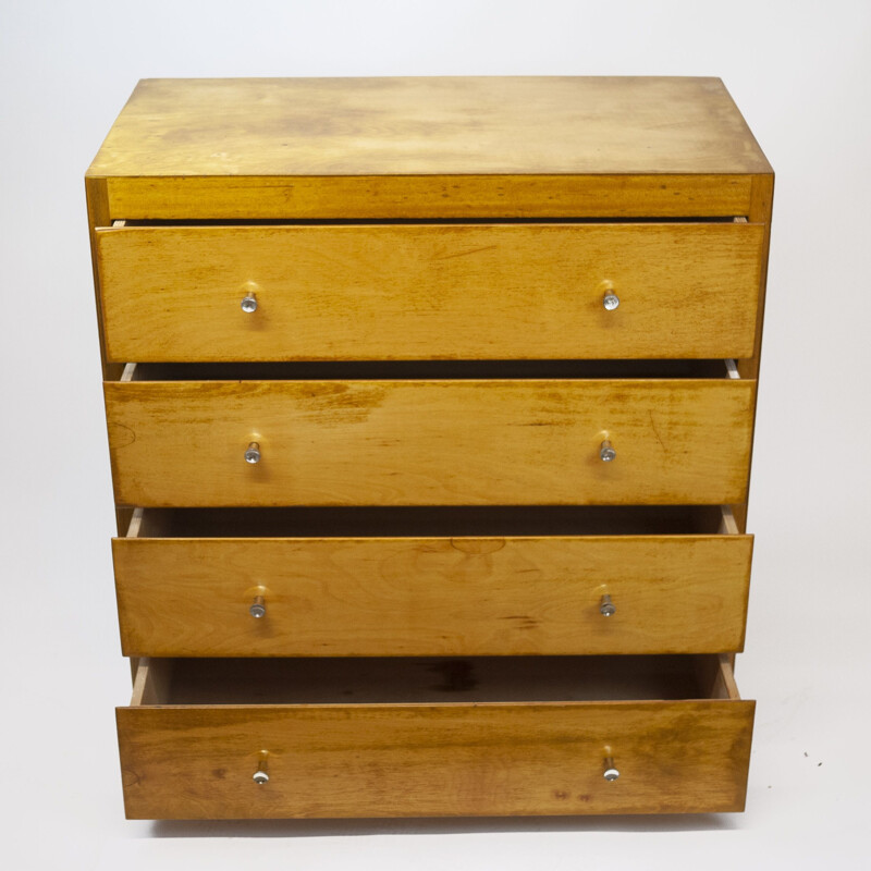 Vintage Ply chest of drawers by B Linden, 1960s