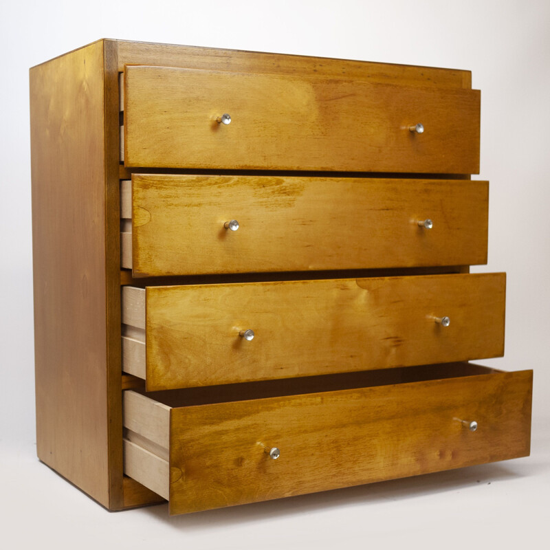 Vintage Ply chest of drawers by B Linden, 1960s