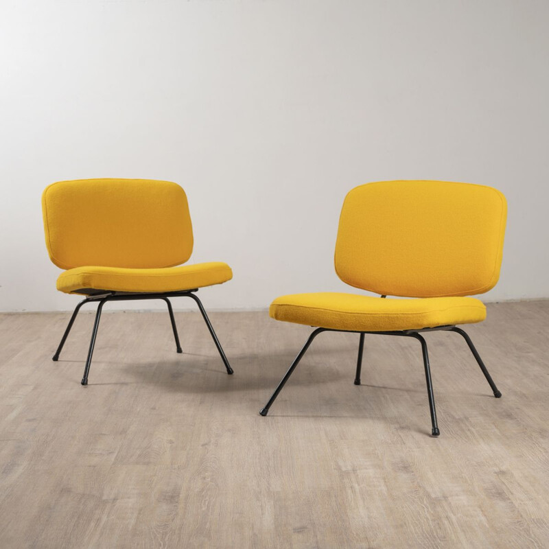 Pair of vintage armchairs Cm 190 for Thonet, 1956