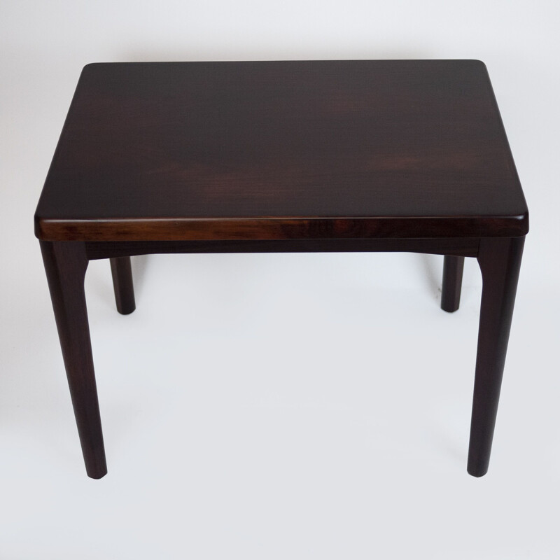 Vintage rosewood coffee table by Henning Kjærnulf for Vejle Stole and Furniture Factory, Denmark 1960