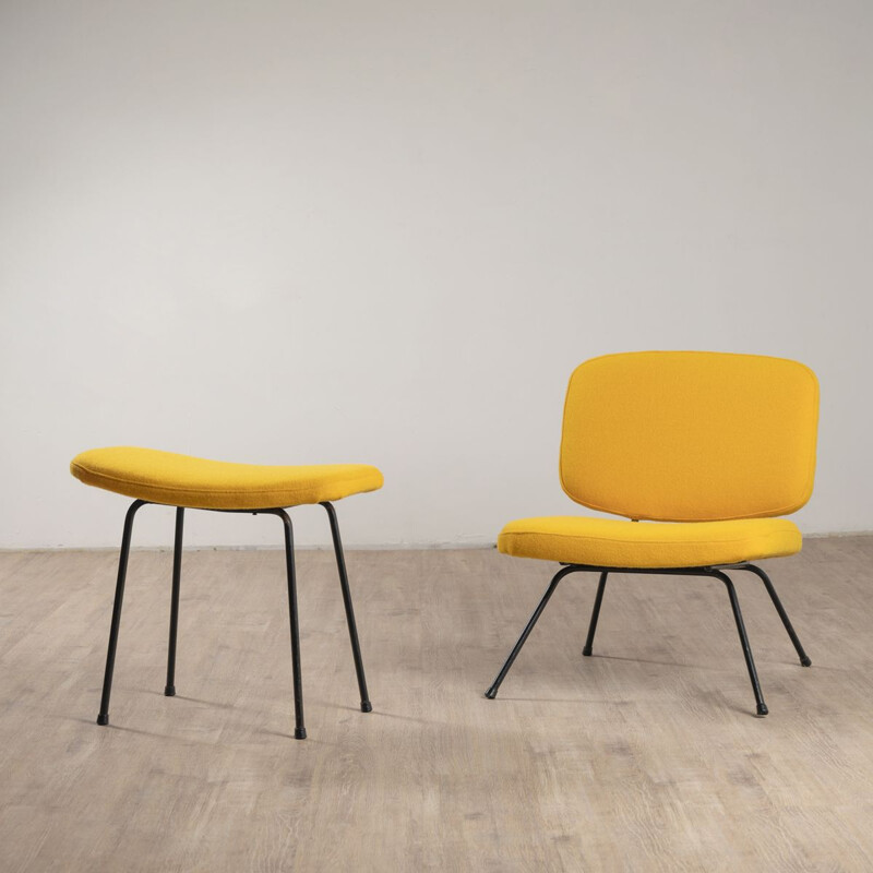 Pair of vintage stools by Pierre Paulin for thonet, 1956