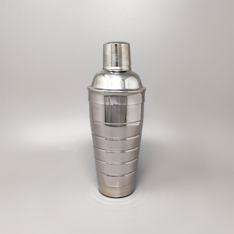 Vintage stainless steel cocktail shaker by Wmf Cromargan, Germany 1960