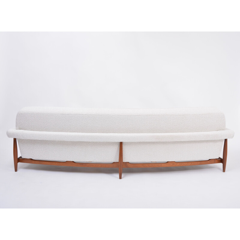 White mid century sofa by Johannes Andersen for Trensum, 1958