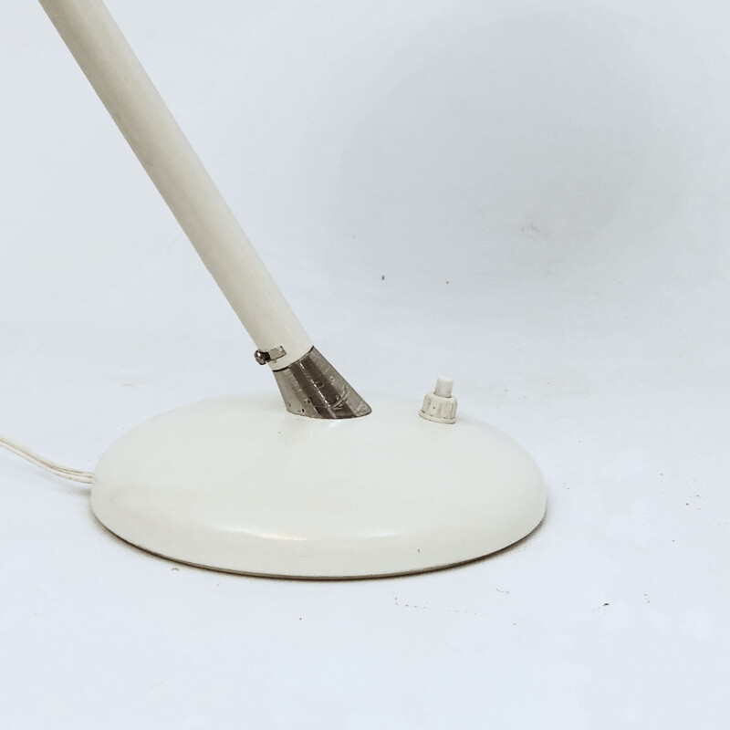 Vintage white table lamp by Stilnovo, Italy 1950