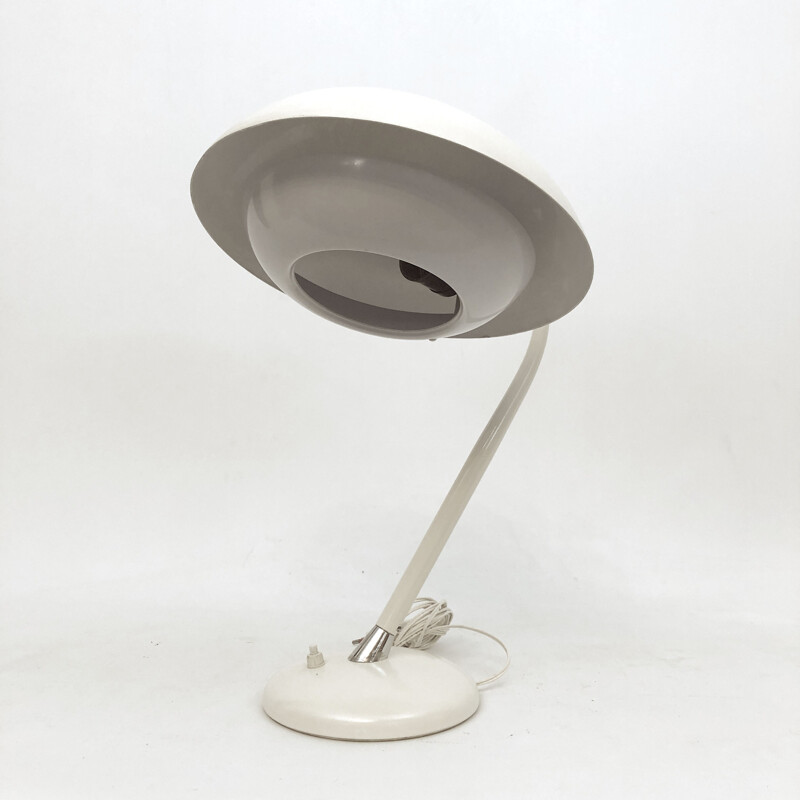 Vintage white table lamp by Stilnovo, Italy 1950