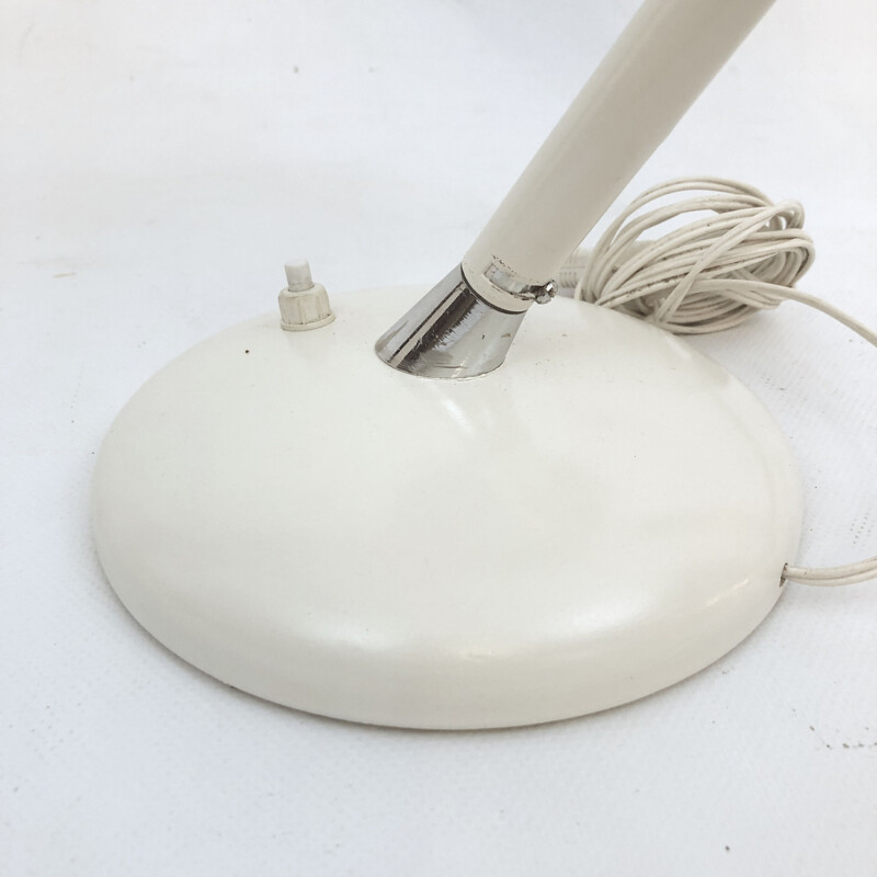 Vintage white table lamp by Stilnovo, Italy 1950