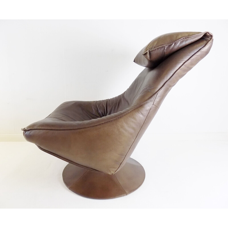 Vintage Montis Delantra leather armchair by Gerard van den Berg