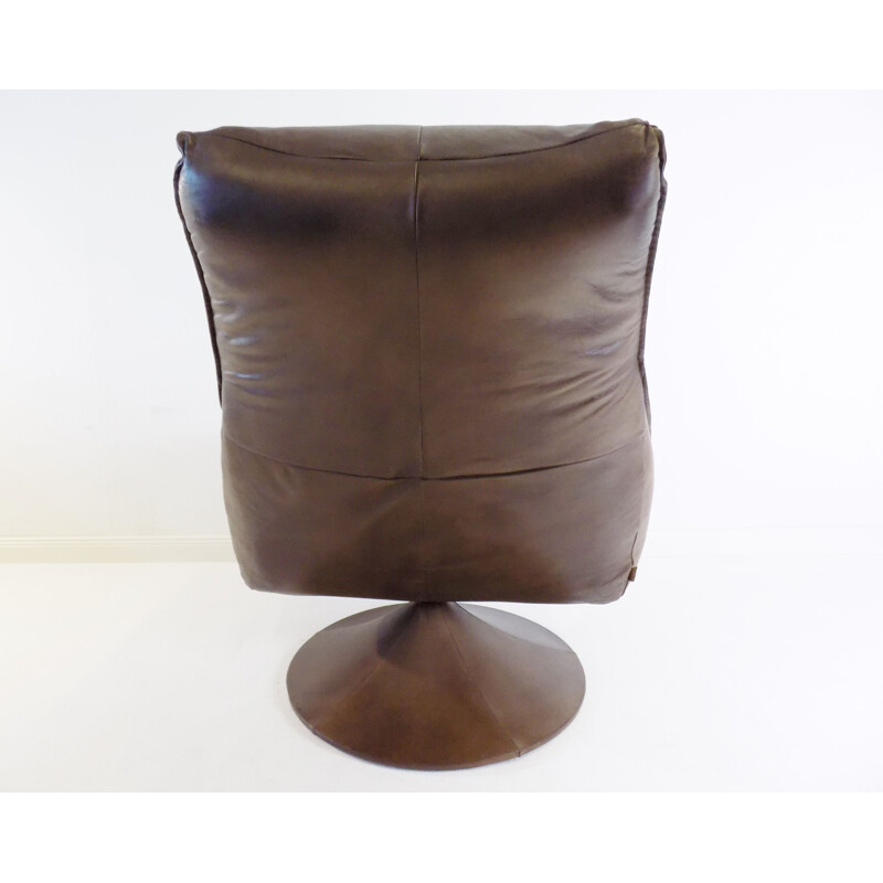 Vintage Montis Delantra leather armchair by Gerard van den Berg