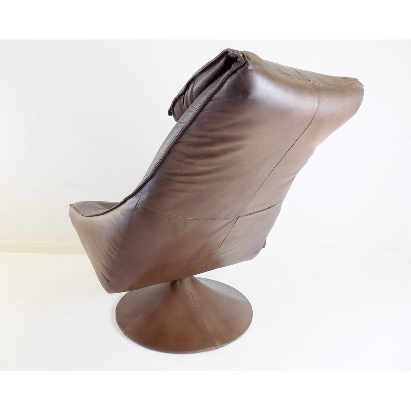 Vintage Montis Delantra leather armchair by Gerard van den Berg
