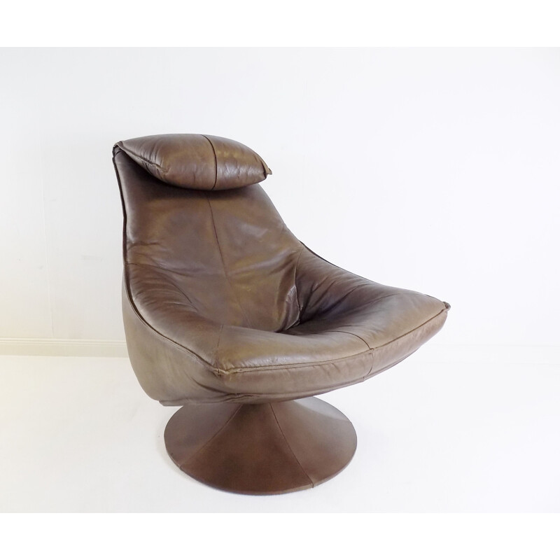 Vintage Montis Delantra leather armchair by Gerard van den Berg