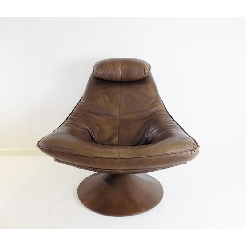 Vintage Montis Delantra leather armchair by Gerard van den Berg