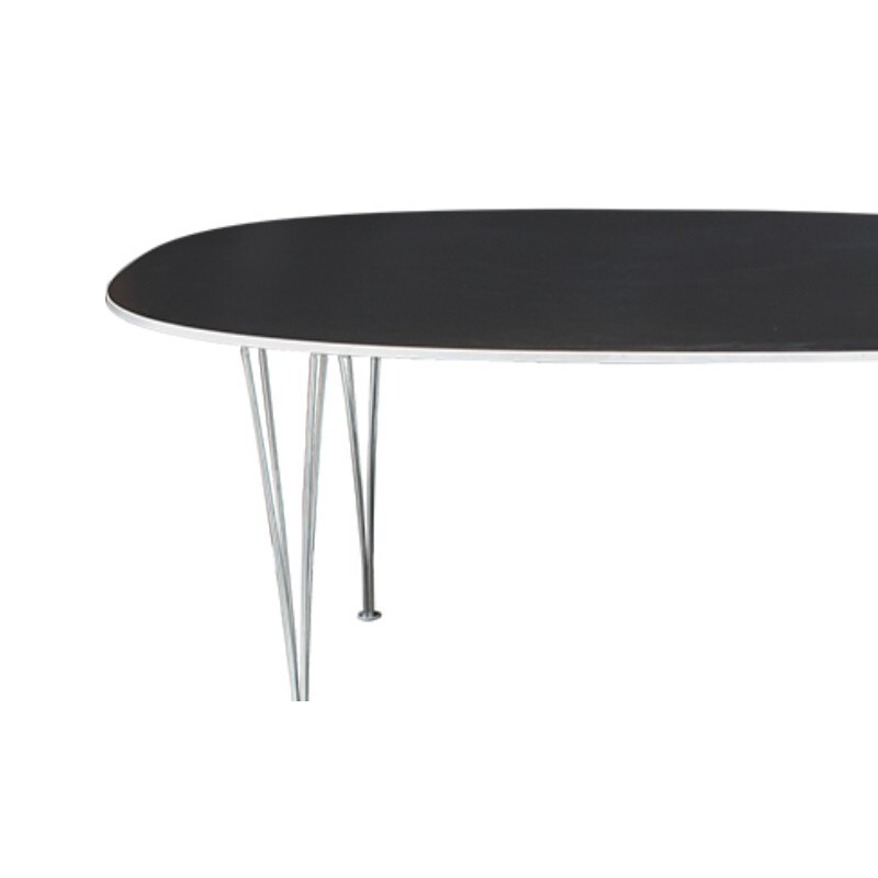 Fritz Hansen "Super elliptical" dining table, Bruno MATHSSON - 1970s