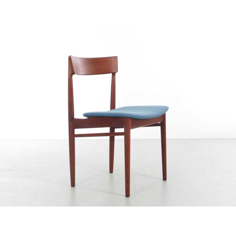 Coppia di sedie scandinave vintage in teak di Harry Rosengren Hansen per Brande Møbelindustri, 1960