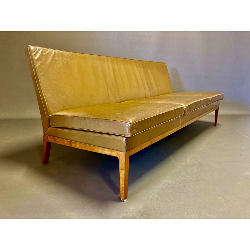 Vintage leather sofa by Rudolf B. Glatzel for Kill International, 1960