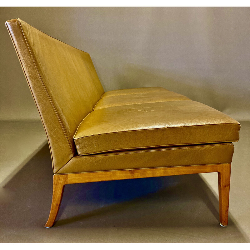 Canapé vintage en cuir par Rudolf B. Glatzel pour Kill International, 1960