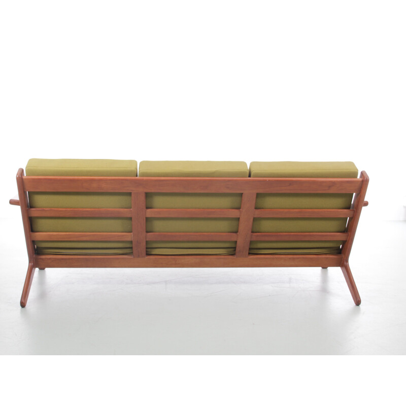 Scandinavian vintage teak sofa by Hans Wegner for Getama