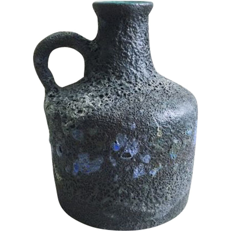 Fat lava vintage vase, 1960s