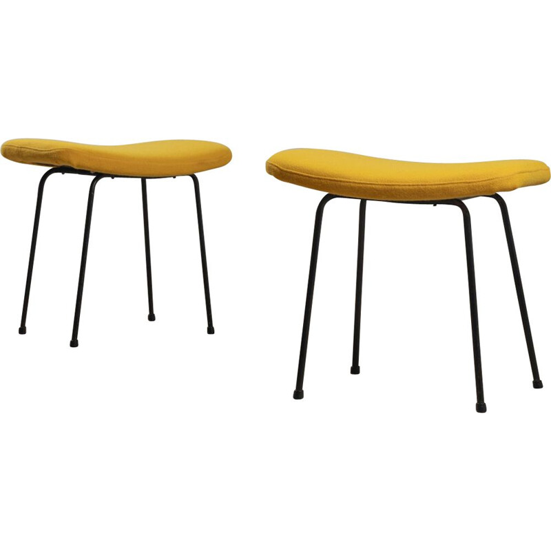 Pair of vintage stools by Pierre Paulin for thonet, 1956