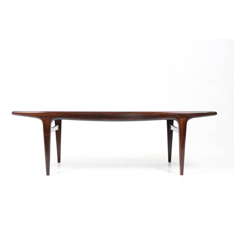 CFC Silkeborg coffee table in teak, Johannes ANDERSEN - 1960s