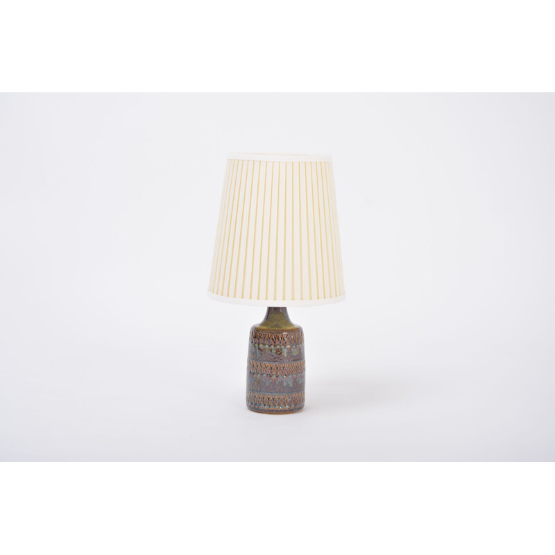 Hand made Danish mid-century ceramic table lamp by Soholm Stentoj, 1960s