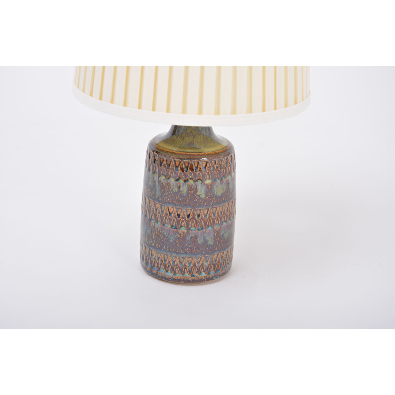 Hand made Danish mid-century ceramic table lamp by Soholm Stentoj, 1960s