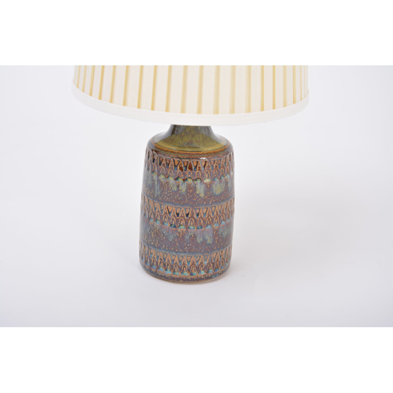 Lampe de table danoise vintage en céramique fabriquée à la main par Soholm Stentoj, 1960