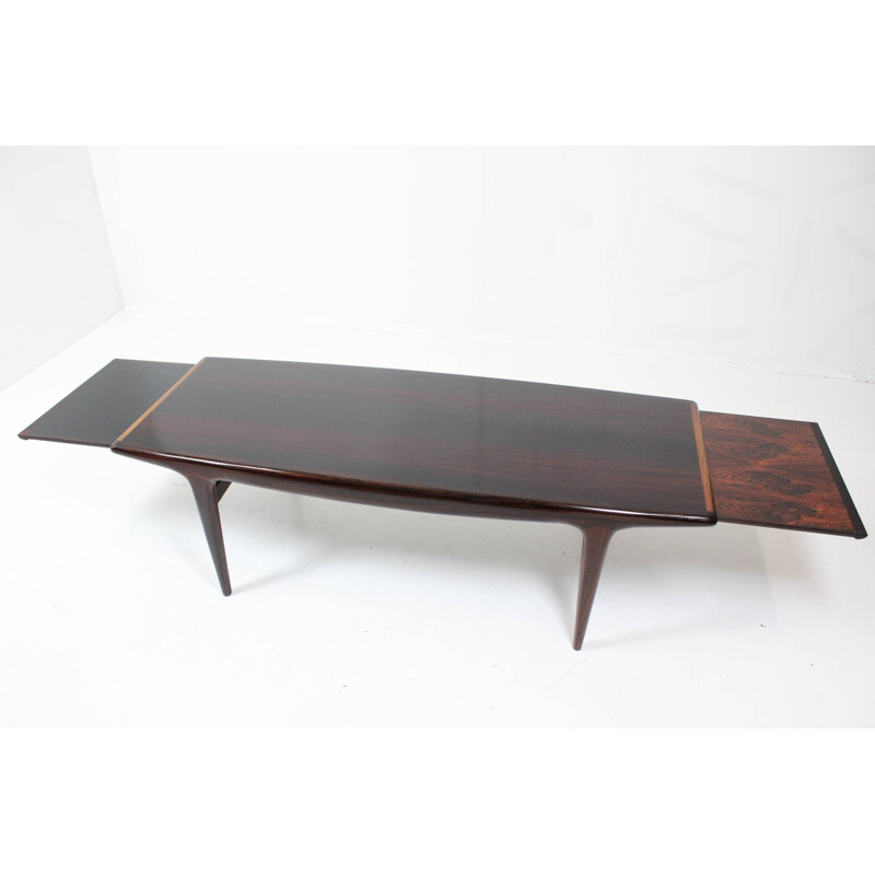 CFC Silkeborg coffee table in teak, Johannes ANDERSEN - 1960s