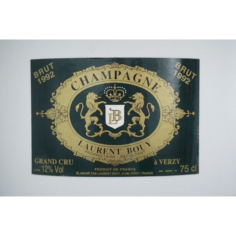 Secchiello per ghiaccio da champagne vintage a cilindro per Laurent Bouy, Francia 1990