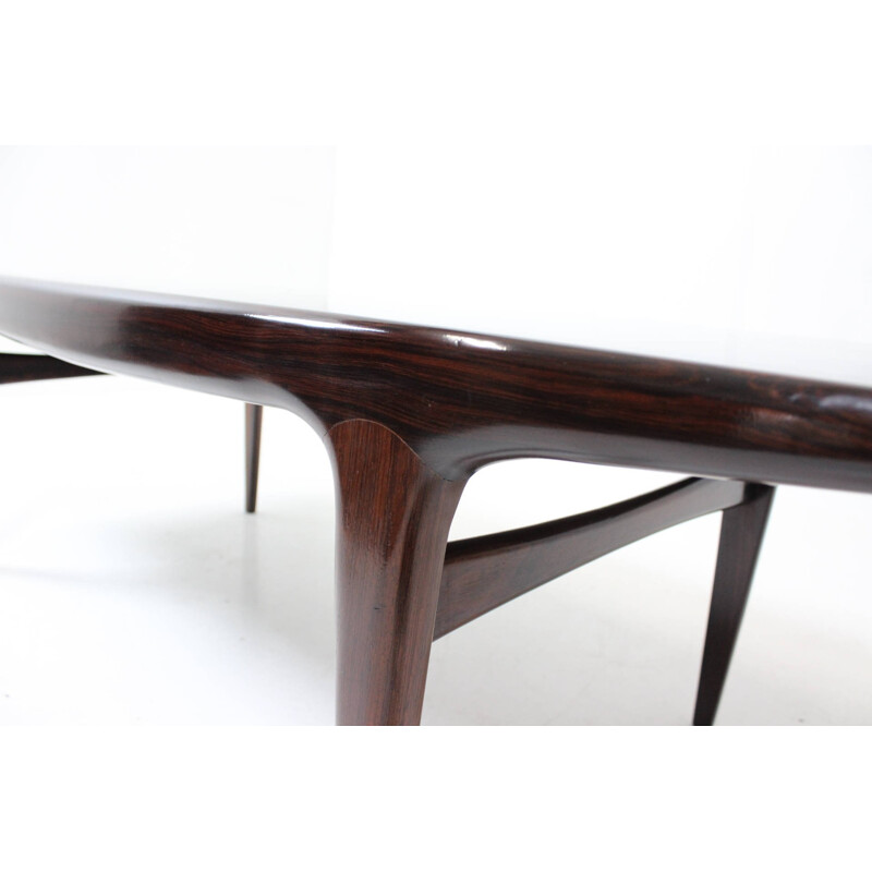 CFC Silkeborg coffee table in teak, Johannes ANDERSEN - 1960s