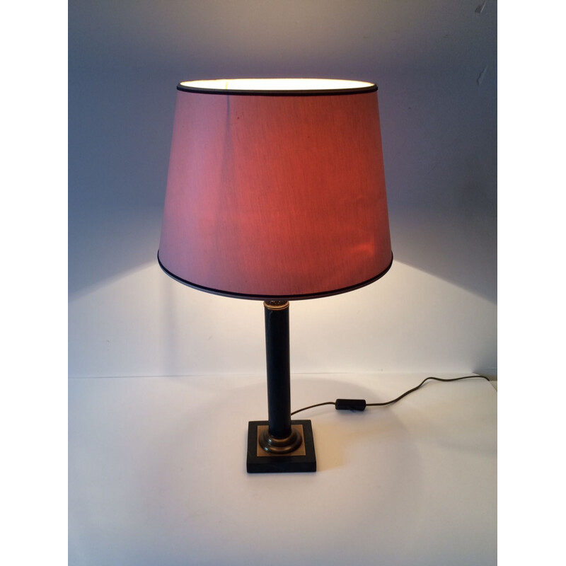 Vintage Corinthian Colom table lamp by Lustrerie Deknudt, Belgium 1980s