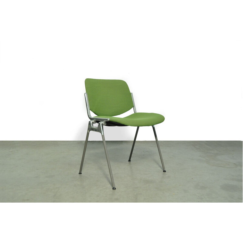 Vintage dining chair type Dsc Axis 106 by Giancarlo Piretti for Castelli, Italy 1970s