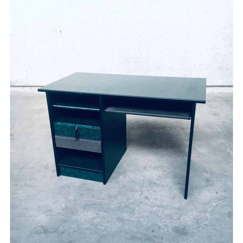 Vintage Memphis computer desk by Gautier, France 1985