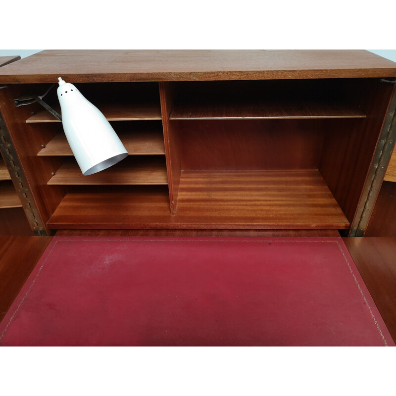 Vintage teak box desk