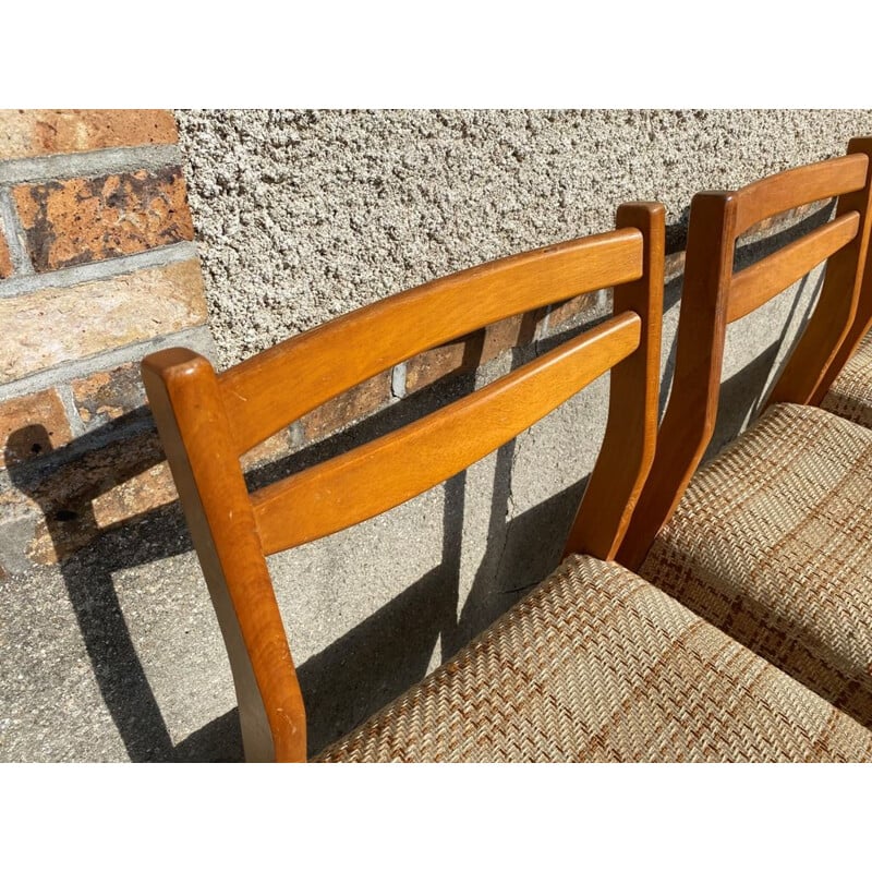 Set of 4 Scandinavian vintage chairs, 1960