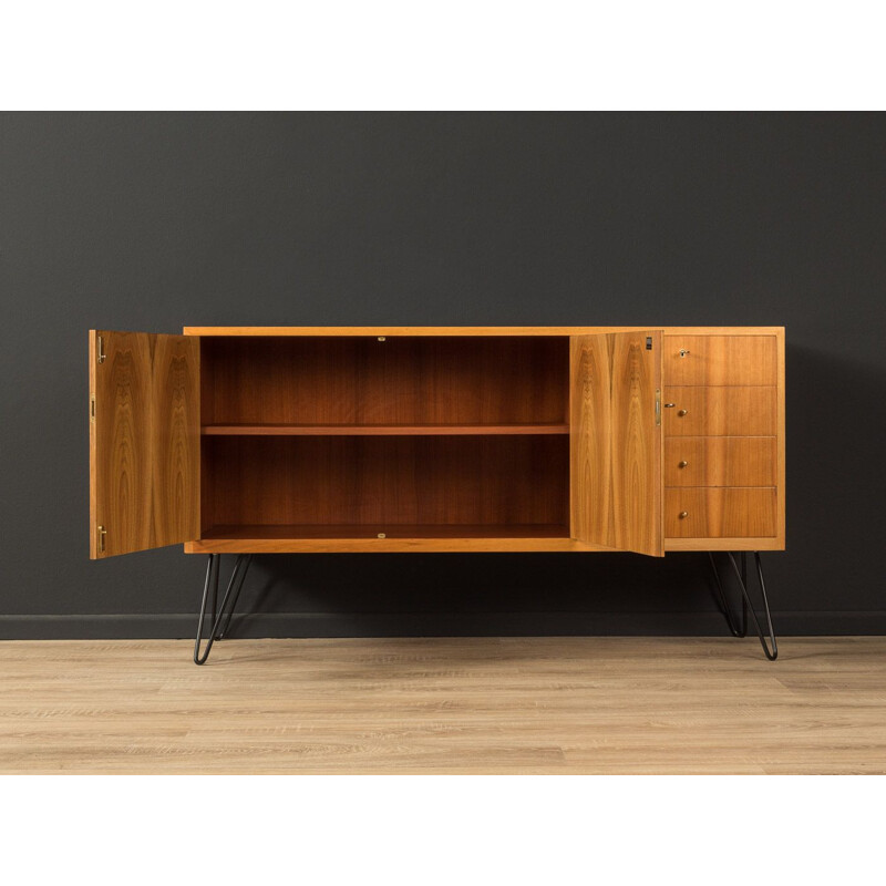 Vintage walnut sideboard by Georg Satink for WK Möbel, Germany 1950s