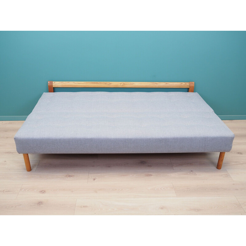Vintage grey folding sofa, Denmark 1960s