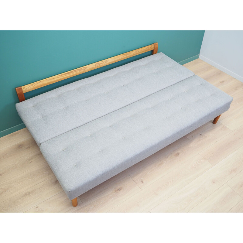 Vintage grey folding sofa, Denmark 1960s