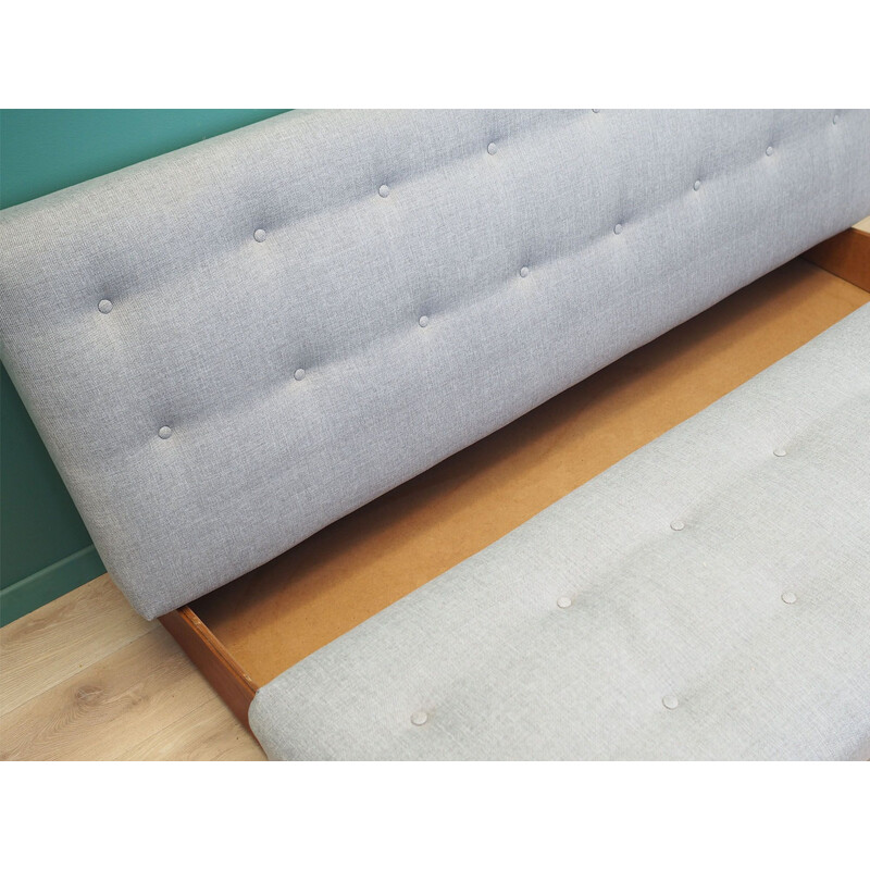 Vintage grey folding sofa, Denmark 1960s