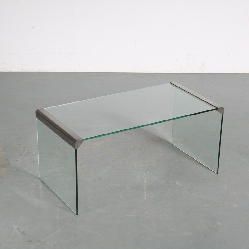 Pair of vintage rectangular side tables by Gallotti & Radice, Italy 1970s