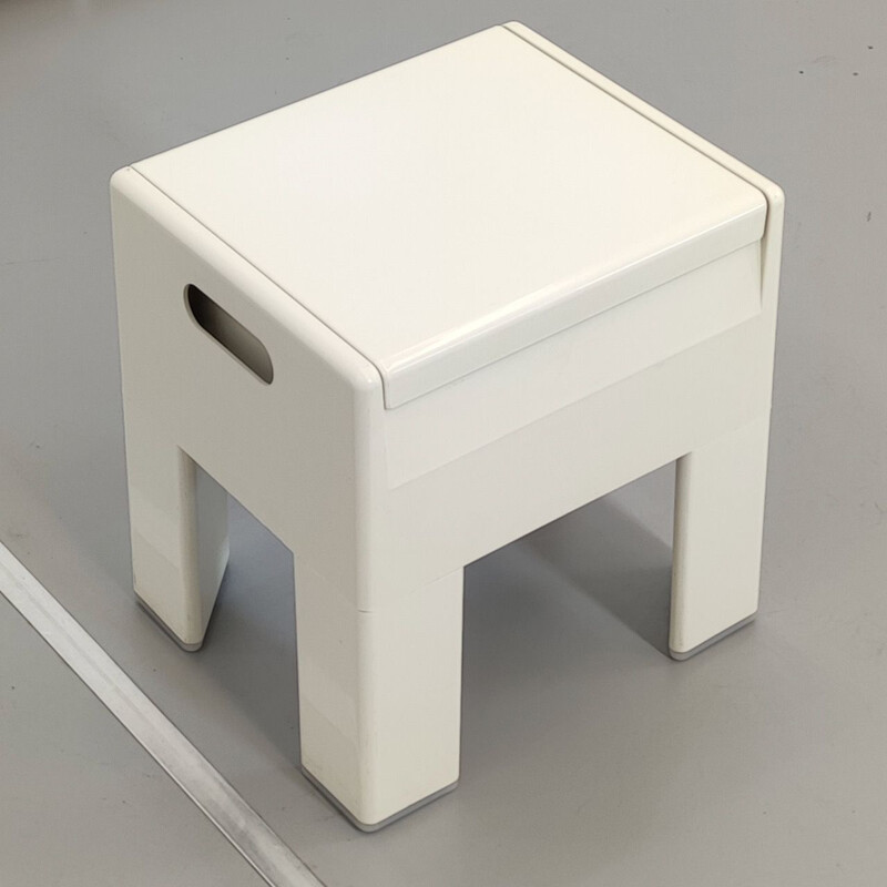 Mid century Gedy G-box stool by Olaf von Bohr, 1971