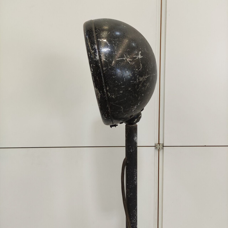 Lámpara de pie vintage con trípode proyector regulable