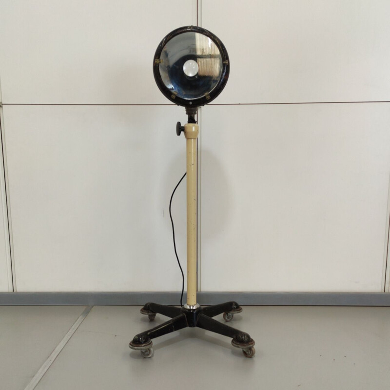 Vintage floor lamp with adjustable base