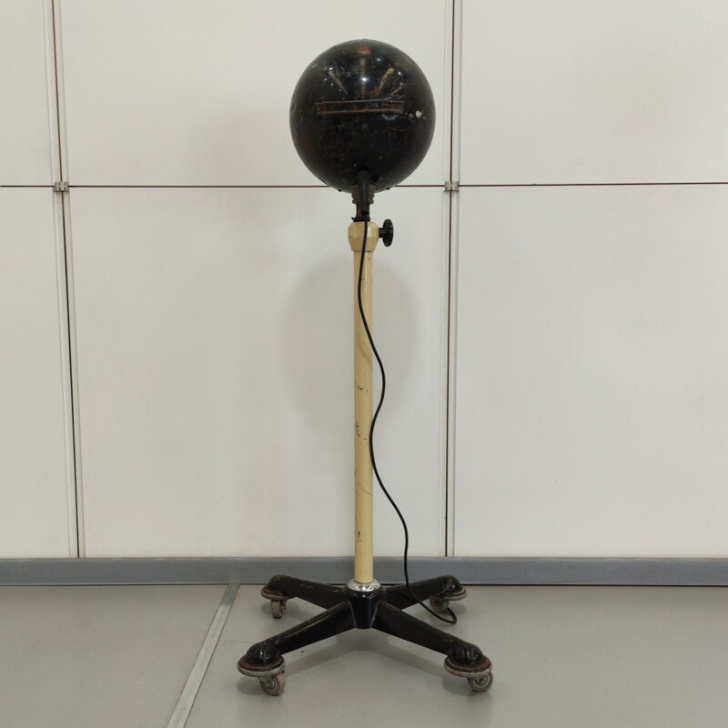 Vintage floor lamp with adjustable base