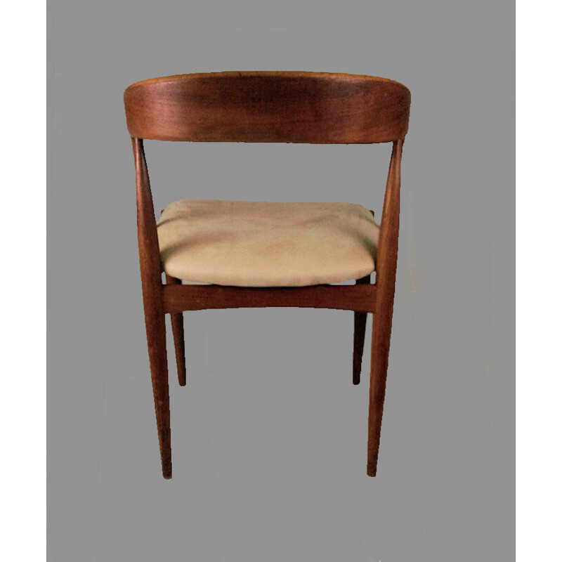 Set van 6 vintage teakhouten stoelen van Johannes Andersen voor Ørum Møbelfabrik, 1965