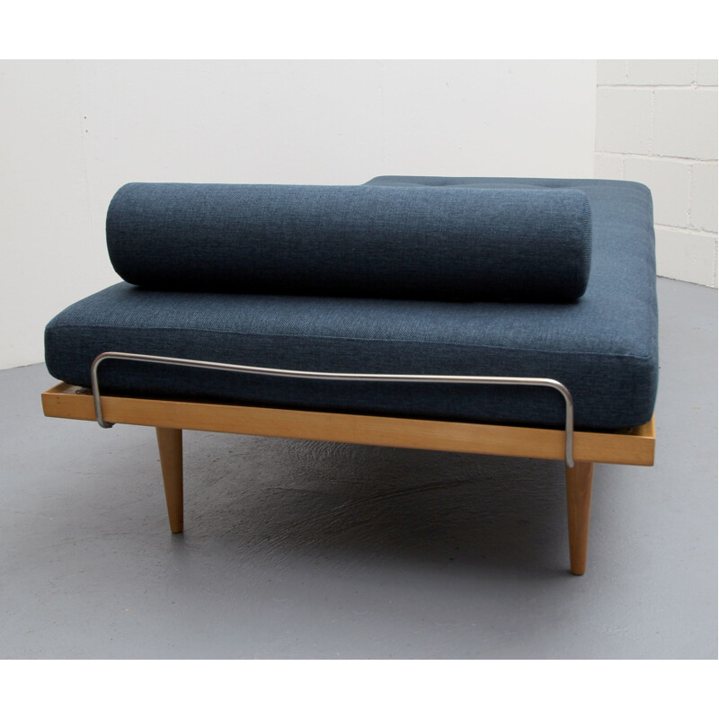 Vintage daybed in dark blue, 1960s