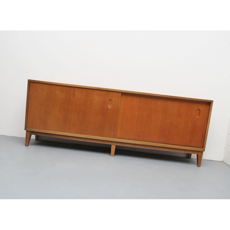 Vintage walnut sideboard by Georg Satink for Wk-Furnitures, Germany 1950s