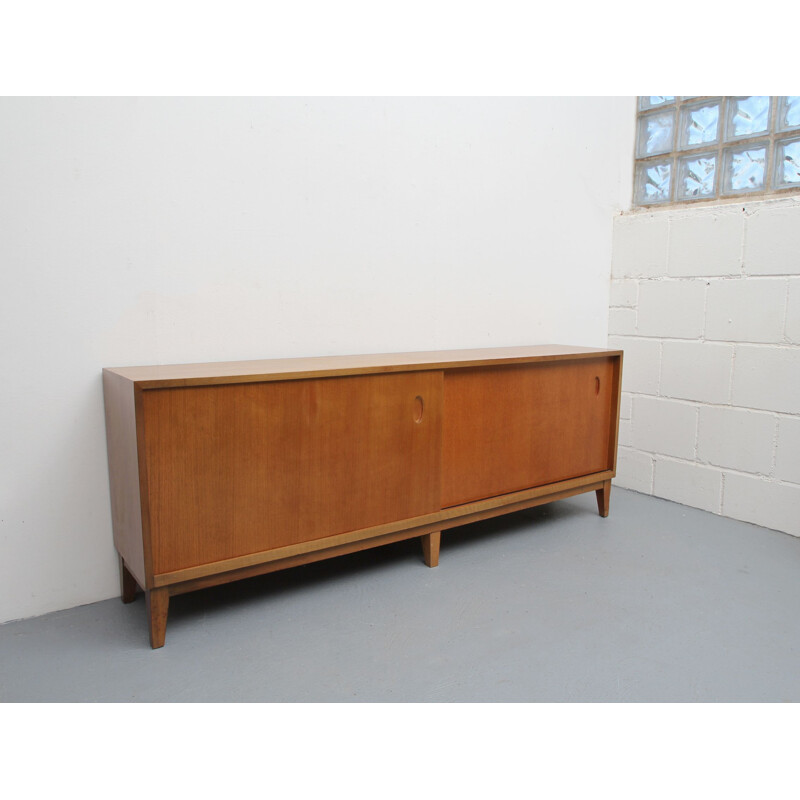 Vintage walnut sideboard by Georg Satink for Wk-Furnitures, Germany 1950s