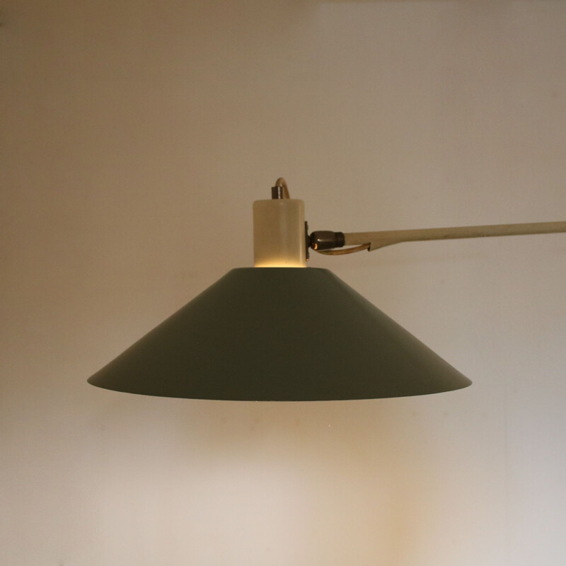 Vintage pendant lamp by J.J.M. Hoogervorst for Anvia, Netherlands 1950